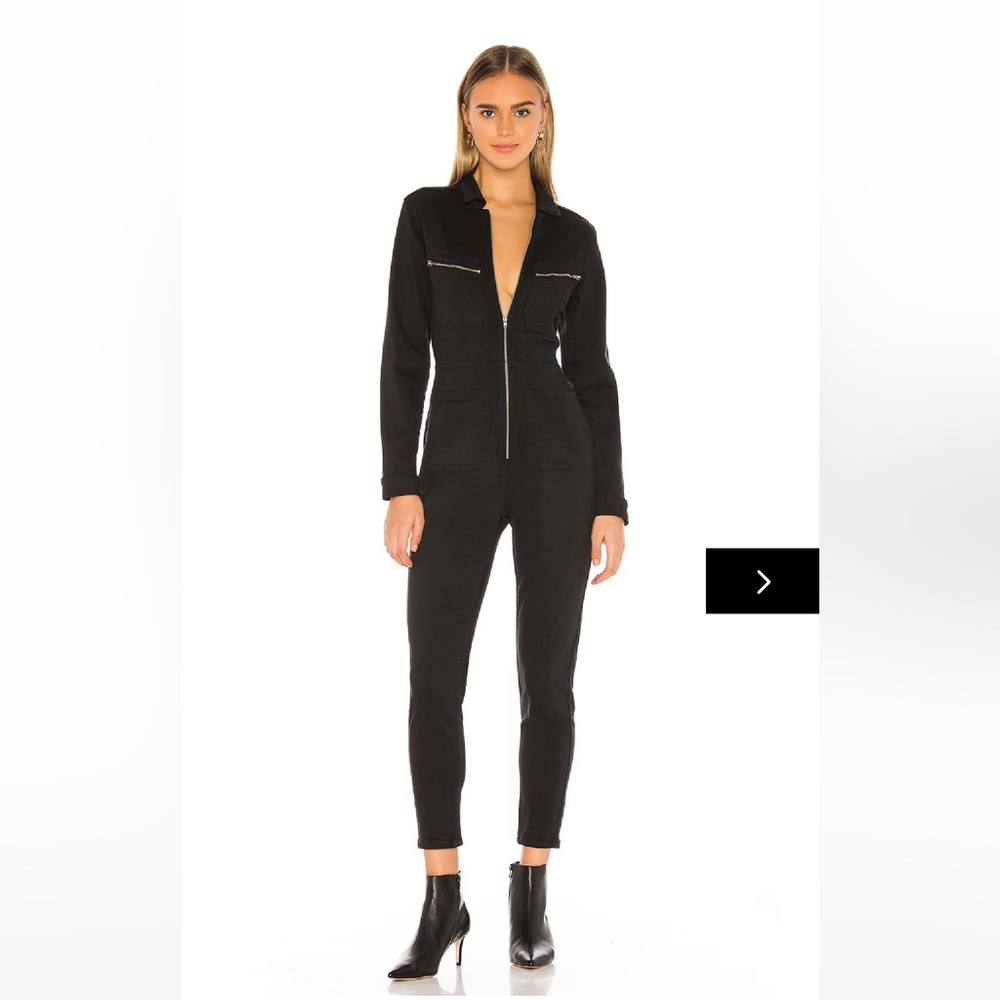 Free People Denim Jumpsuit - Size Medium - Long Sleeve - New With Tags - Picture 5 of 6
